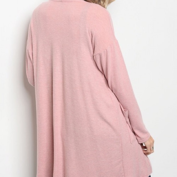 Pink Knit Cardigan - Picture 2 of 3